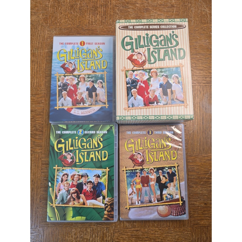 Gilligan's Island: Complete Series Collection (DVD, 17-Disc Box Set) Seasons 1-3